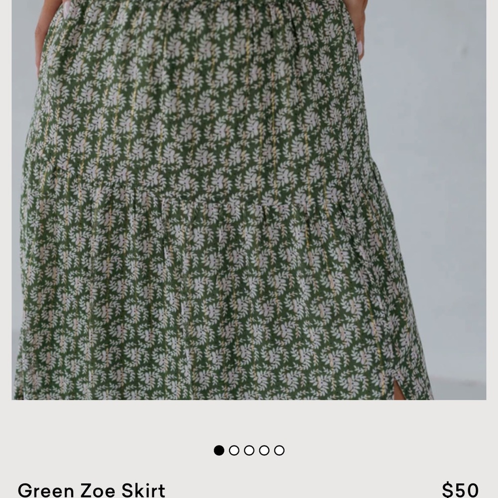 Chic Patterned Maxi Skirt - Picture 6 of 6